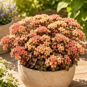 Hylotelephium 'Peach Pearls' / Pompás varjúháj